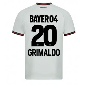 Bayer Leverkusen Alejandro Grimaldo #20 Replika Udebanetrøje 2023-24 Kortærmet